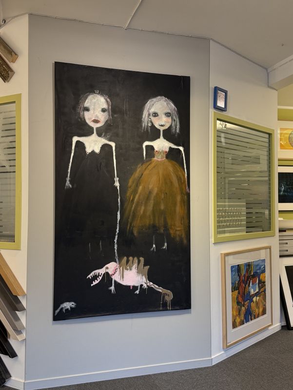 2 Damer - Original maleri