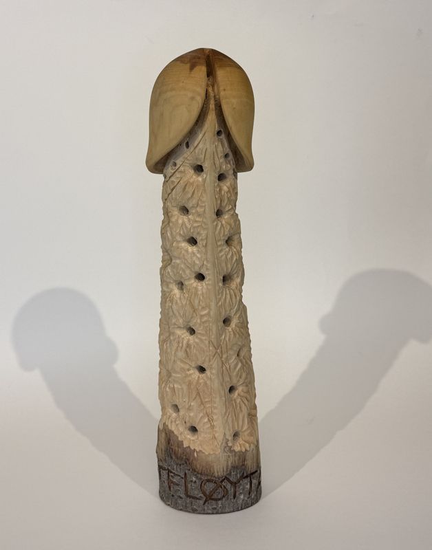 Kjøttfløyta, treskulptur