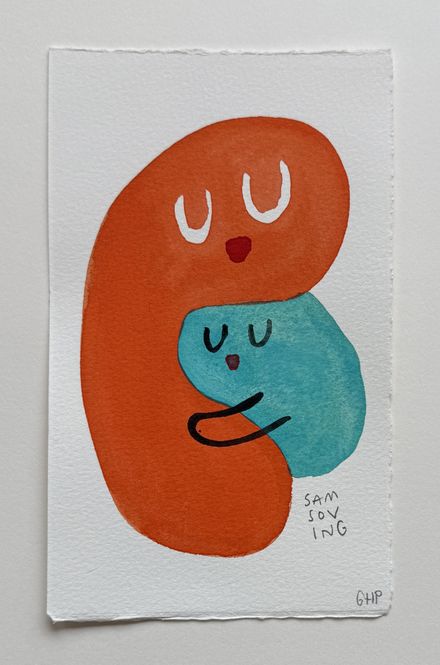 Hovedbilde Samsoving - original akvarell