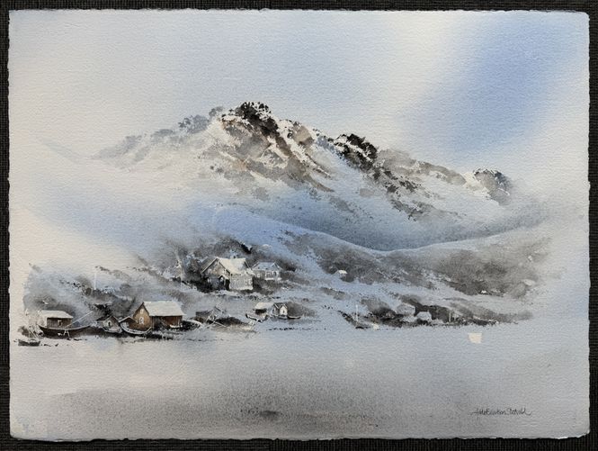 Hovedbilde En gang - original akvarell