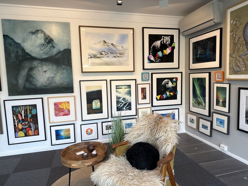 En gang - original akvarell